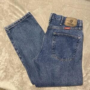 Wrangler Jeans Mens 34x29 Blue Five Star Regular Fit Workwear Ranch Western‎